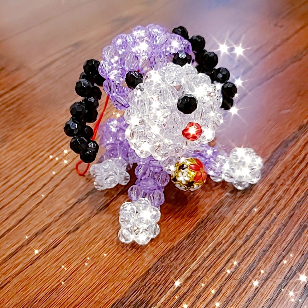 ❣Handmade Beaded Dog Puppy Hanging Sculpture